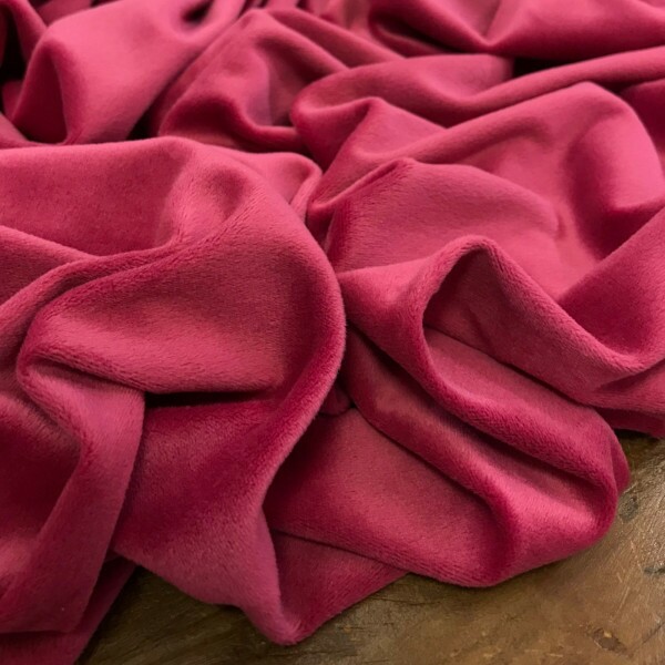 Malha Plush Premium  Cristal Rosa